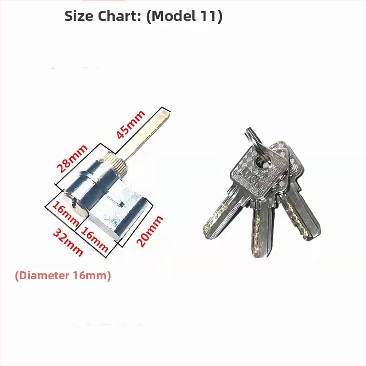 Цилиндър за заключване за интериорни врати, мед/цинк, Ju jia, модерен минималистичен стил
