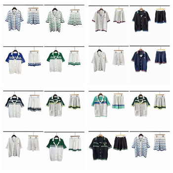 Pamut kötött kardigán galléros, laza szabás, rövid ujjú