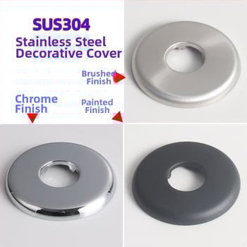 Skrytý sprchový rameno do steny s horným prskaním, kruhový z 304 nerezovej ocele, model SKD1223