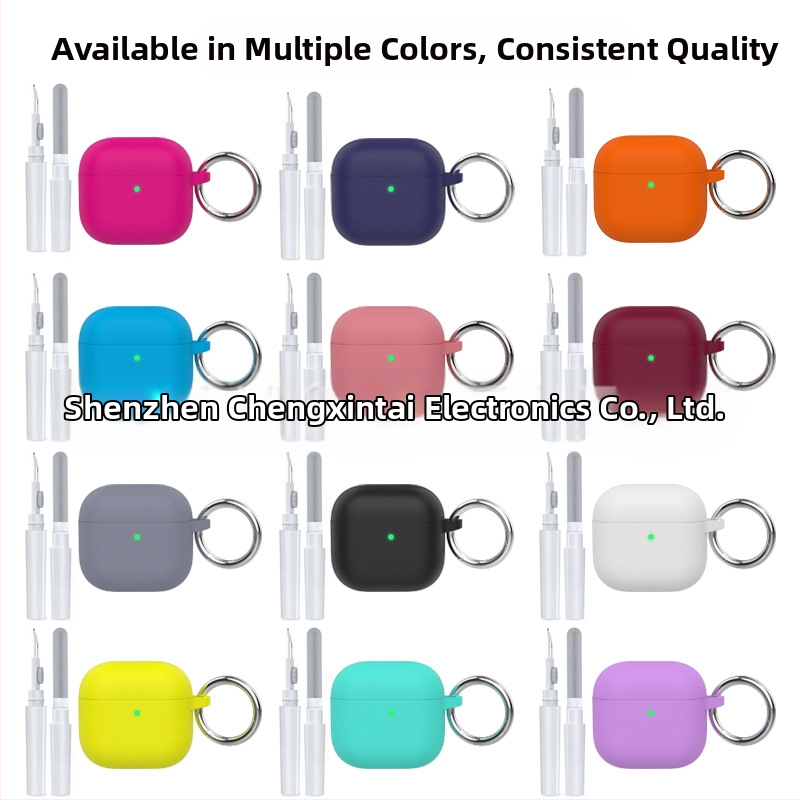 AirPods 4 silikónový ochranný kryt, univerzálny, plná ochrana, vstrekovacie formovanie