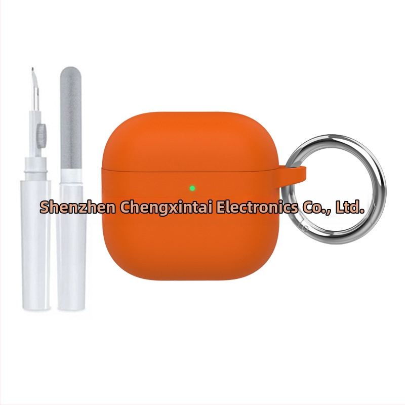 Θήκη σιλικόνης για AirPods 4, καθολική, πλήρης προστασία, χύτευση με έγχυση