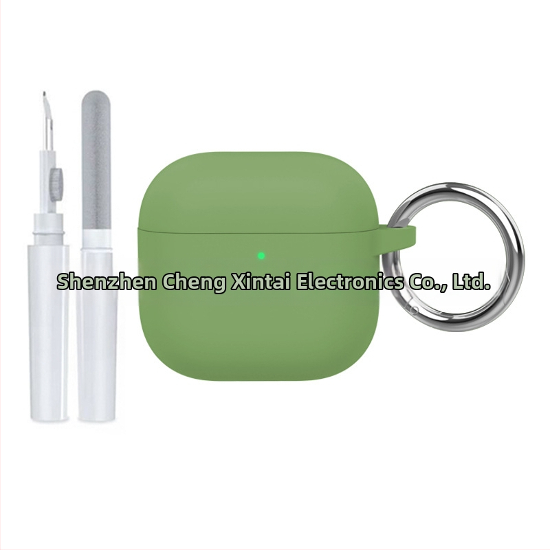 Θήκη σιλικόνης για AirPods 4, καθολική, πλήρης προστασία, χύτευση με έγχυση