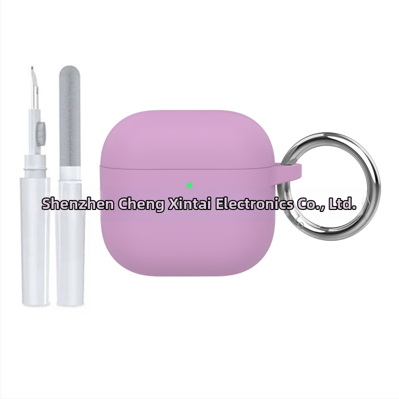 Θήκη σιλικόνης για AirPods 4, καθολική, πλήρης προστασία, χύτευση με έγχυση