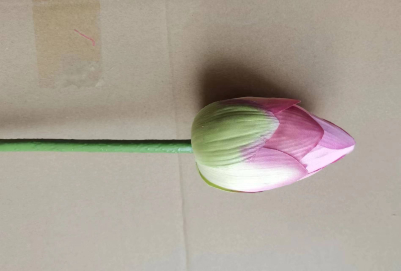 Floare de lotus artificială • PVC moale • imprimare 3D • varietate: lotus • Brand: Lotus Bud • Utilizări: nunți, exterior, recuzită pentru fotografie, decor acasă