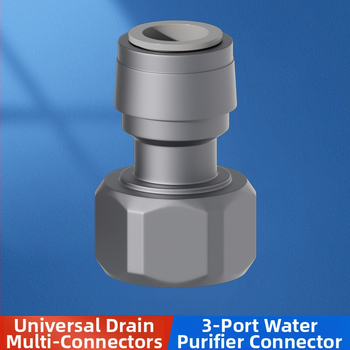 Trostruki odvodni spoj za kuhinju/balkon, ABS, dodaci, jedan komad, neto težina 0,02 kg