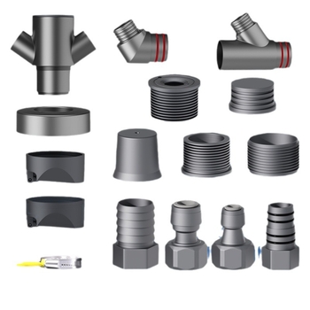 Trostruki odvodni spoj za kuhinju/balkon, ABS, dodaci, jedan komad, neto težina 0,02 kg
