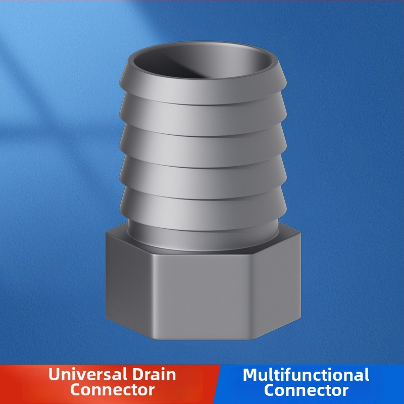 Trostruki odvodni spoj za kuhinju/balkon, ABS, dodaci, jedan komad, neto težina 0,02 kg