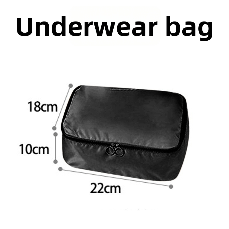 Utazási tárolótáska ruháknak, hordozható utazási szervező, bővíthető, vízálló, nagy kapacitású, hét részes készlet