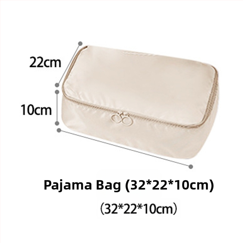 Utazási tárolótáska ruháknak, hordozható utazási szervező, bővíthető, vízálló, nagy kapacitású, hét részes készlet