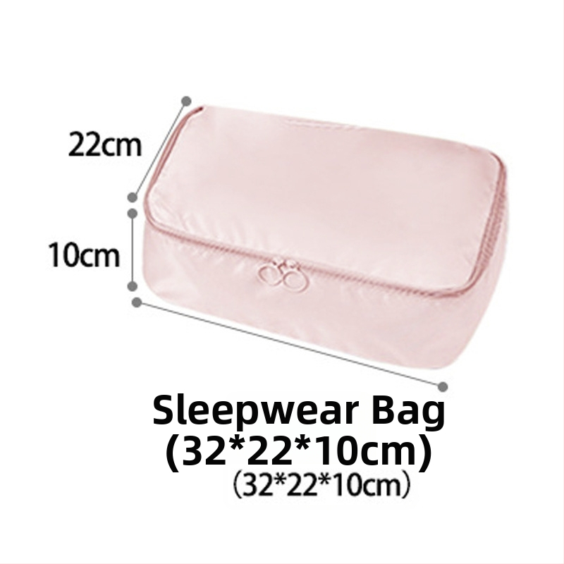 Utazási tárolótáska ruháknak, hordozható utazási szervező, bővíthető, vízálló, nagy kapacitású, hét részes készlet