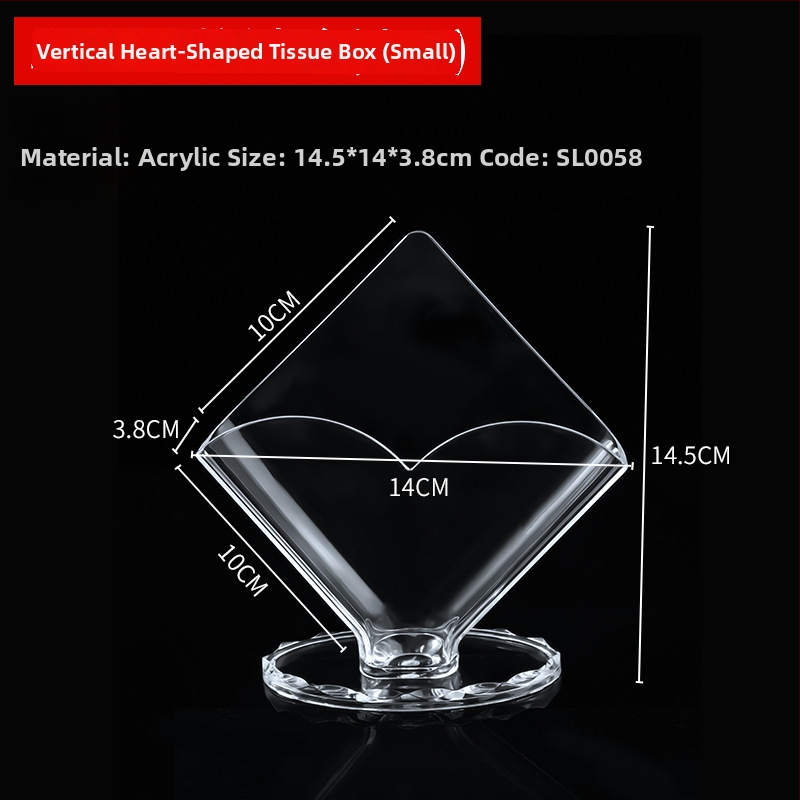 Акрилен настолен държач за салфетки – модерен минималистичен квадратен дизайн за плоски хартиени салфетки, многофункционален, персонализируем с печатано лого