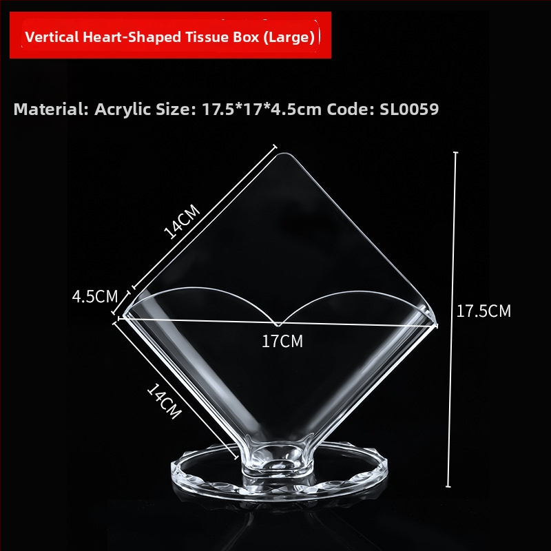 Акрилен настолен държач за салфетки – модерен минималистичен квадратен дизайн за плоски хартиени салфетки, многофункционален, персонализируем с печатано лого