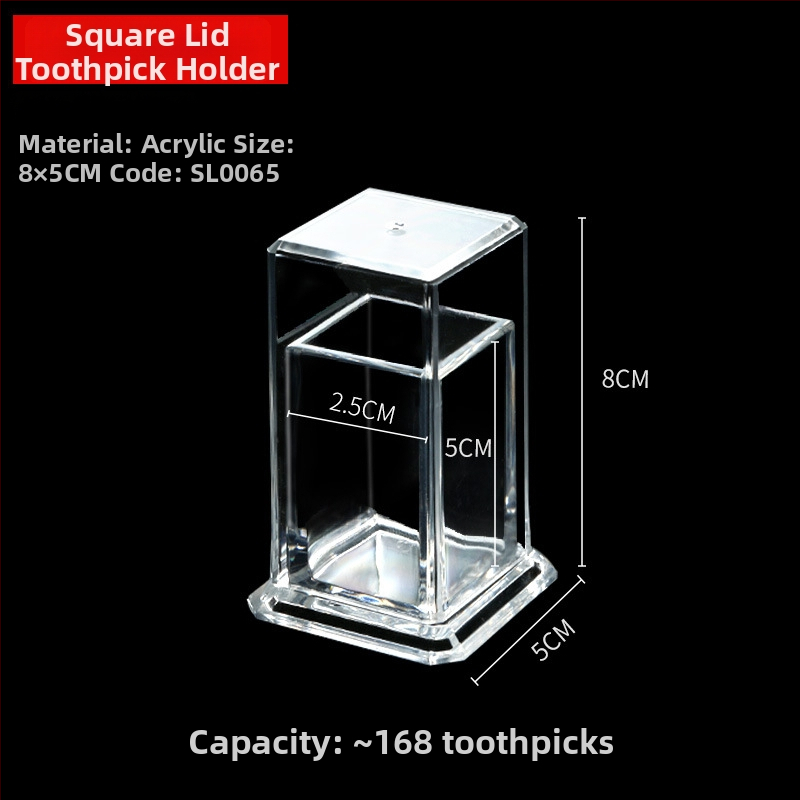 Акрилен настолен държач за салфетки – модерен минималистичен квадратен дизайн за плоски хартиени салфетки, многофункционален, персонализируем с печатано лого