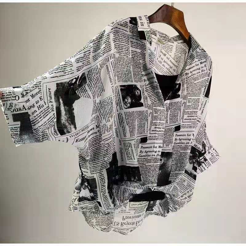 Γυναικείο σετ δύο μπλουζών: πολυεστέρας-ελαστάν, V-λαιμός, πτώση ώμων, 3D κέντημα