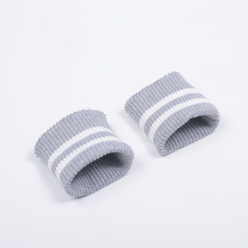 Téli dzseki levehető csíkos pamut gallérral - uniszex, poliészter, 2023 tavasz, egyenként csomagolva