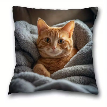  Οι πιο δημοφιλείς μαξιλαροθήκες για γάτες, χαριτωμένα και αξιολάτρευτα μαξιλάρια ζώων, διακόσμηση καναπέ υπνοδωματίου, χονδρική πώληση
