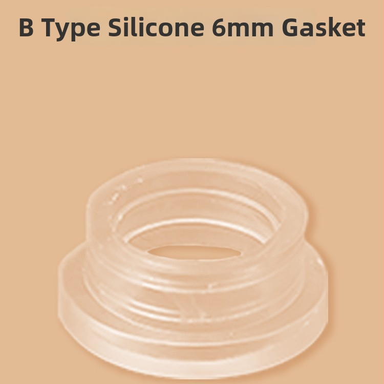 Sada tesniacich gumových krúžkov pre sprchový ventil, 6 dielov, guma, na studenú aj teplú vodu, moderný minimalistický štýl