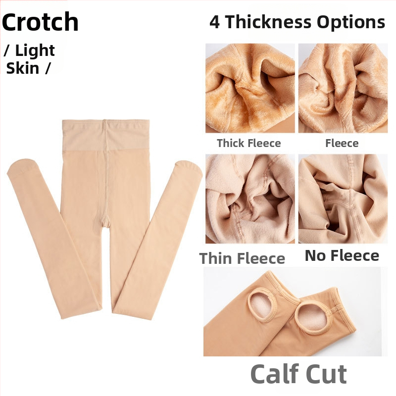 Nylon harisnya, egységes minta, bikini kivágás, vastagított, szexi stílus