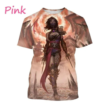 Vară fierbinte vânzare Real Kombat joc 3D imprimat mânecă scurtă stil stradal cool bărbați casual tricou