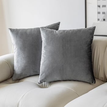 Διασυνοριακά best-seller μονόχρωμα βελούδινα καλύμματα μαξιλαριών, απλά υφασμάτινα καλύμματα καναπέ. Ο πυρήνας δεν περιλαμβάνεται.
