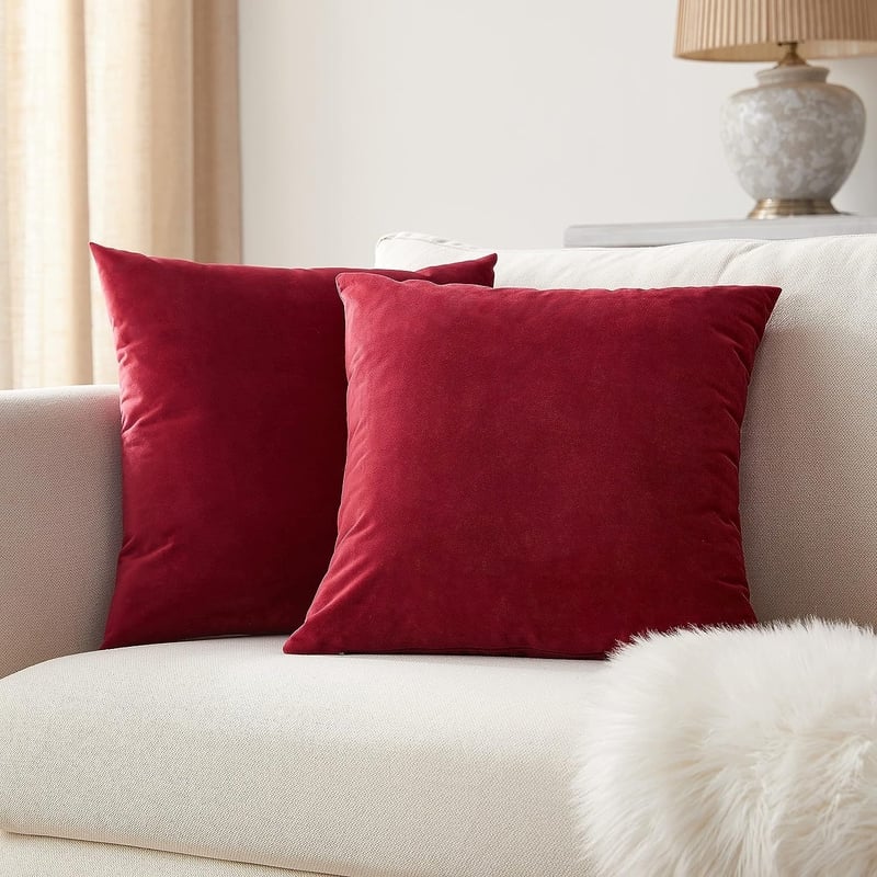 Διασυνοριακά best-seller μονόχρωμα βελούδινα καλύμματα μαξιλαριών, απλά υφασμάτινα καλύμματα καναπέ. Ο πυρήνας δεν περιλαμβάνεται.
