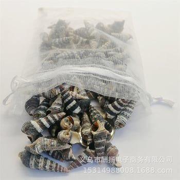 Трансгранични горещи продажби - 50 г естествени миди и просо охлюви „Направи си сам“ бутилка за дрифт, материал за океански бутилки, декорация на аквариум