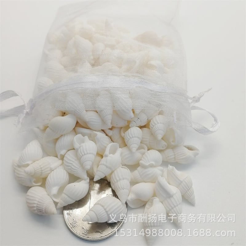 Трансгранични горещи продажби - 50 г естествени миди и просо охлюви „Направи си сам“ бутилка за дрифт, материал за океански бутилки, декорация на аквариум