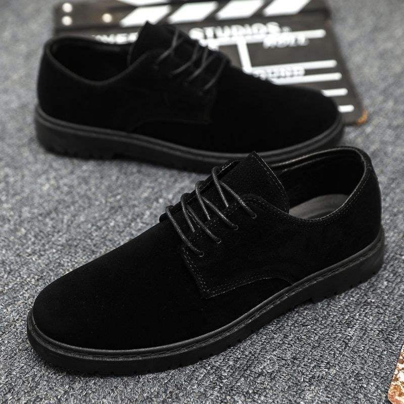 Új Férfi Formális Bőr Cipő Brit Stílusú Khaki, Puha Bőr Rugós Martin Cipő, Üzleti Oxford Cipők