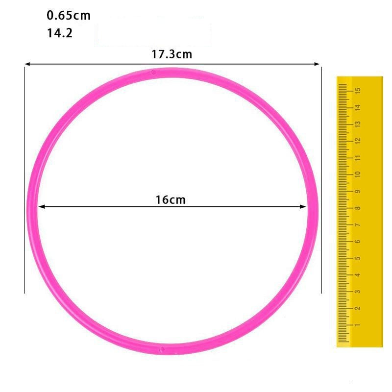 Furnizare directă din fabrică de 6 inele de aruncat inele, inele speciale pentru vânzătorii de pe piața de noapte, set complet de inele mari de gâscă din plastic, inele de aruncat inele pentru grădinițe.