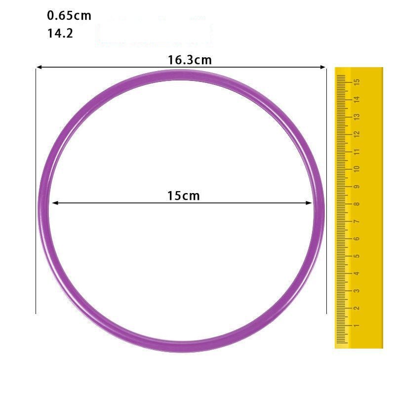 Furnizare directă din fabrică de 6 inele de aruncat inele, inele speciale pentru vânzătorii de pe piața de noapte, set complet de inele mari de gâscă din plastic, inele de aruncat inele pentru grădinițe.