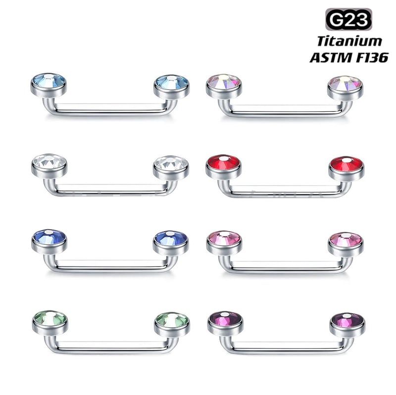 F136 титаниева правоъгълна чешка бормашина вътрешна основа за зъбен имплант двустранен винт за ключица G23 титаниева сплав орнамент за пункция
