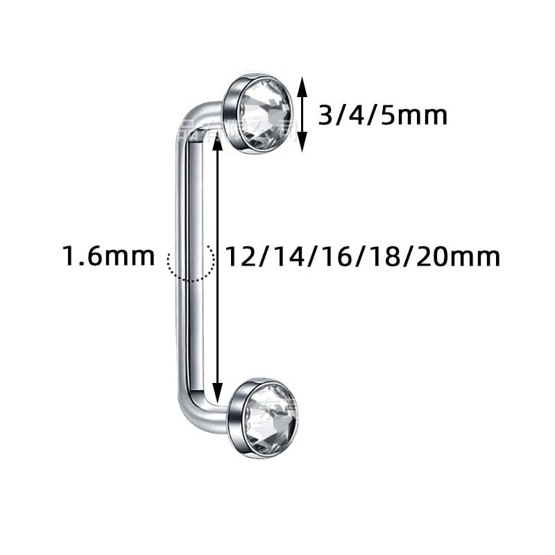 F136 титаниева правоъгълна чешка бормашина вътрешна основа за зъбен имплант двустранен винт за ключица G23 титаниева сплав орнамент за пункция