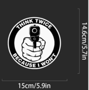 Autocolante auto transfrontaliere, personalizate, creative și amuzante – gândește-te de două ori înainte să cumperi, pentru că nu știu cum să decorez sloganuri.