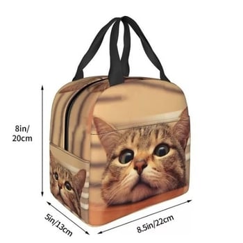 Geantă de prânz personalizată direct din fabrică, geantă bento pentru copii, geantă pentru studenți, geantă de picnic imprimată digital