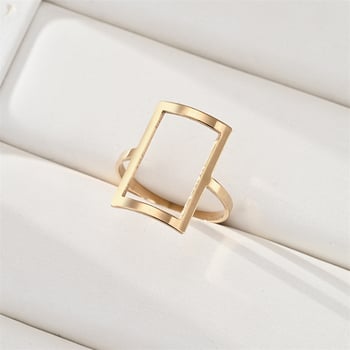 Inel nou din oțel inoxidabil cu stea modernă cu cinci colțuri, croială unică, formă de inimă sculptată, inel simplu din oțel titan