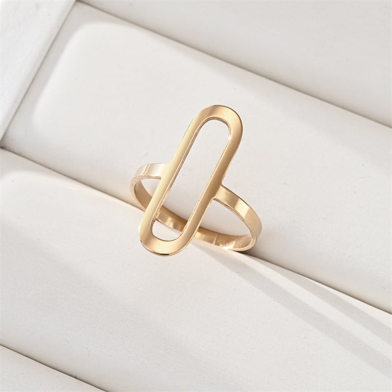 Inel nou din oțel inoxidabil cu stea modernă cu cinci colțuri, croială unică, formă de inimă sculptată, inel simplu din oțel titan