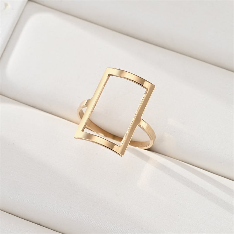 Inel nou din oțel inoxidabil cu stea modernă cu cinci colțuri, croială unică, formă de inimă sculptată, inel simplu din oțel titan