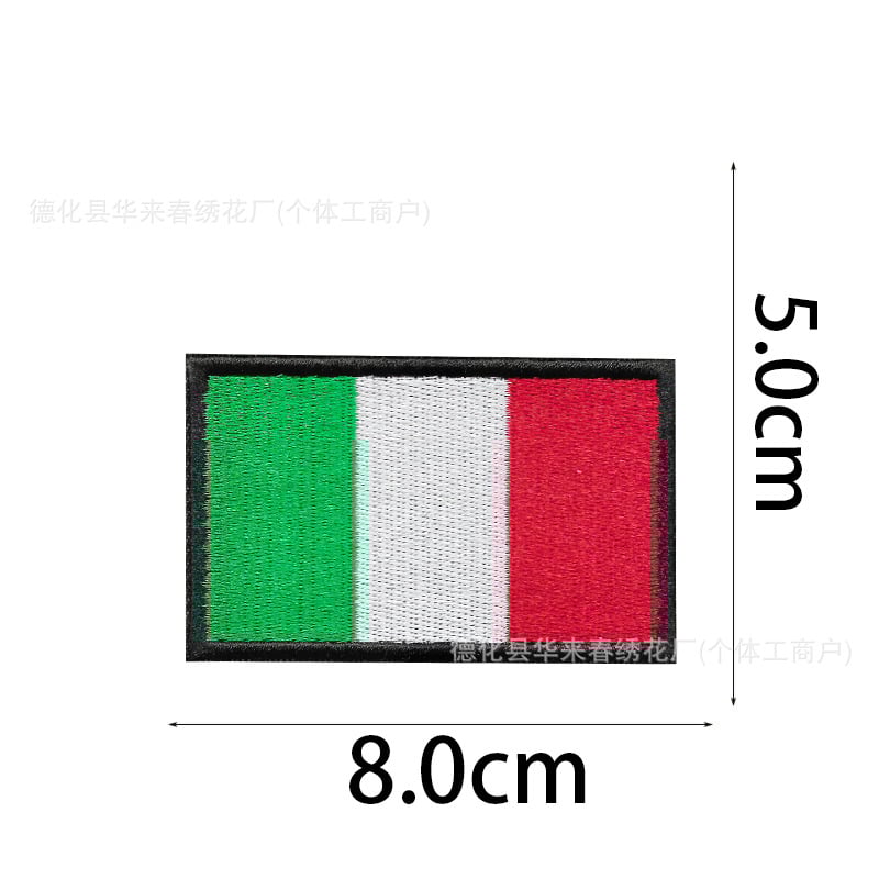 Велкро бродерия със световно знаме, платнена лепенка за бродерия със мексиканско знаме, лепенка за значка за морал с горещо лепило
