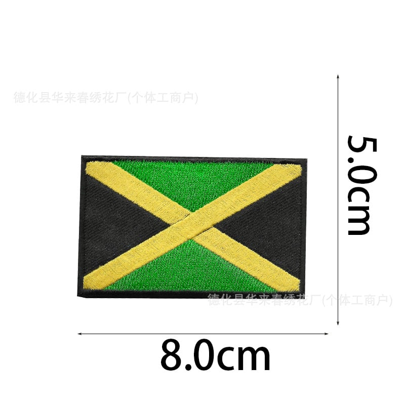 Велкро бродерия със световно знаме, платнена лепенка за бродерия със мексиканско знаме, лепенка за значка за морал с горещо лепило