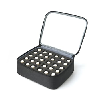 Geantă de depozitare nouă pentru comerț electronic, capacitate mare, geantă de depozitare pentru ojă de mare valoare, geantă de toaletă portabilă, geantă de machiaj