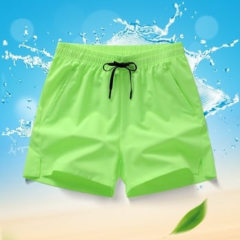 Нови многоцветни спортни шорти за мъже и жени, тънък летен модел, подходящи за бягане, маратон, тренировки по лека атлетика, фитнес, бързосъхнещи с дължина три четвърти.