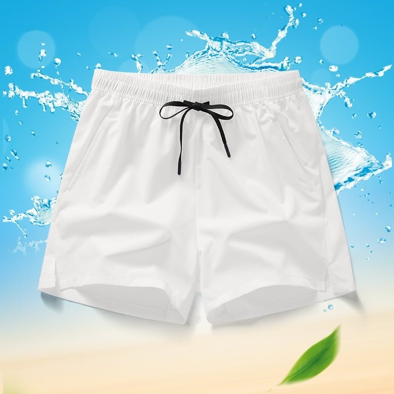 Нови многоцветни спортни шорти за мъже и жени, тънък летен модел, подходящи за бягане, маратон, тренировки по лека атлетика, фитнес, бързосъхнещи с дължина три четвърти.