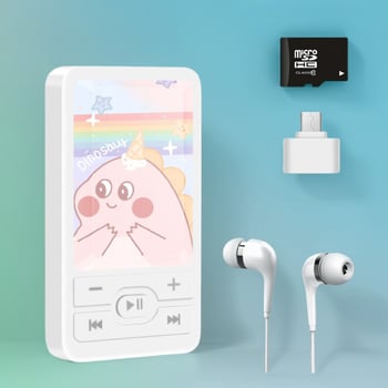 Външен MP3 плейър за студенти, семпъл анимационен спорт, със слот за карта памет, на едро.