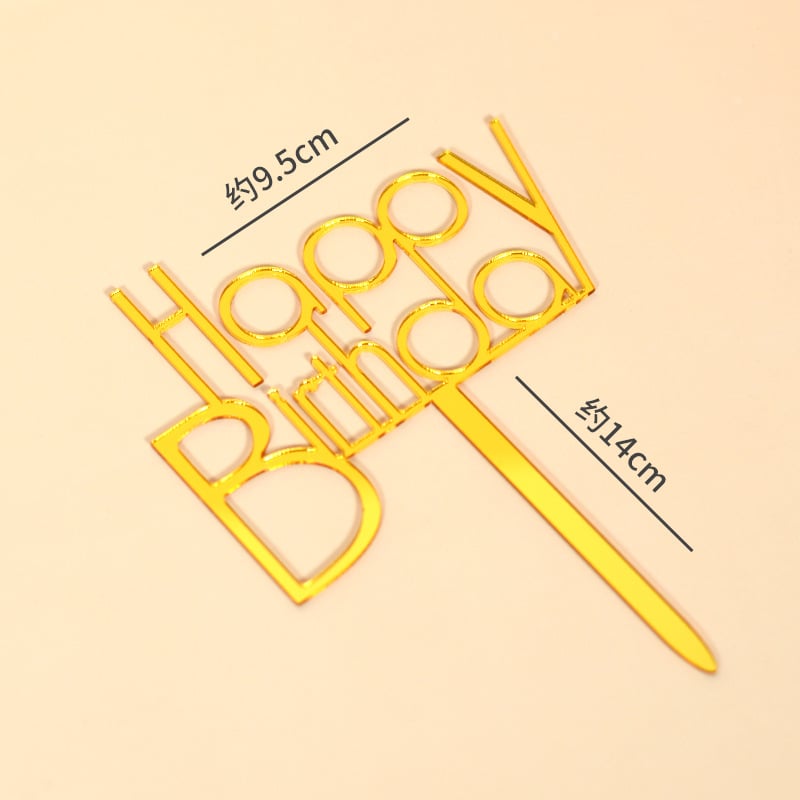 Poligonalni ukras za rođendanske torte, okrugli i kvadratni umetak sa šljokicama, pribor za stol za deserte