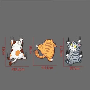 Smiješne i jedinstvene naljepnice za auto s mačkama, naljepnice za auto koje se grebu, naljepnice za futrole koje se grebu, naljepnice za crtane motocikle