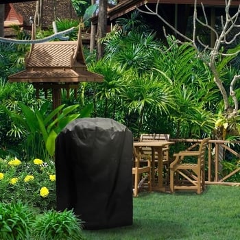 Husă de ploaie pentru grătar rotund, husă specială pentru grătar, husă pentru grătar rezistentă la praf și ploaie