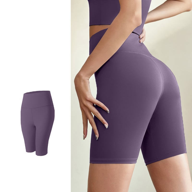 Dámske legíny na jogu Juyitang Peach Butt s vysokým pásom a zdvíhaním bokov, sieťované, s bočnými vreckami