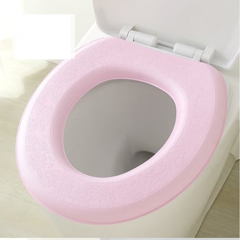 Husă de toaletă impermeabilă din EVA, îngroșată, potrivită pentru toate anotimpurile, husă de toaletă autoadezivă, husă de toaletă de uz casnic.