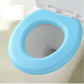 Husă de toaletă impermeabilă din EVA, îngroșată, potrivită pentru toate anotimpurile, husă de toaletă autoadezivă, husă de toaletă de uz casnic.