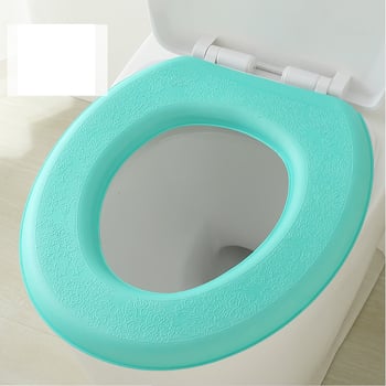 Husă de toaletă impermeabilă din EVA, îngroșată, potrivită pentru toate anotimpurile, husă de toaletă autoadezivă, husă de toaletă de uz casnic.